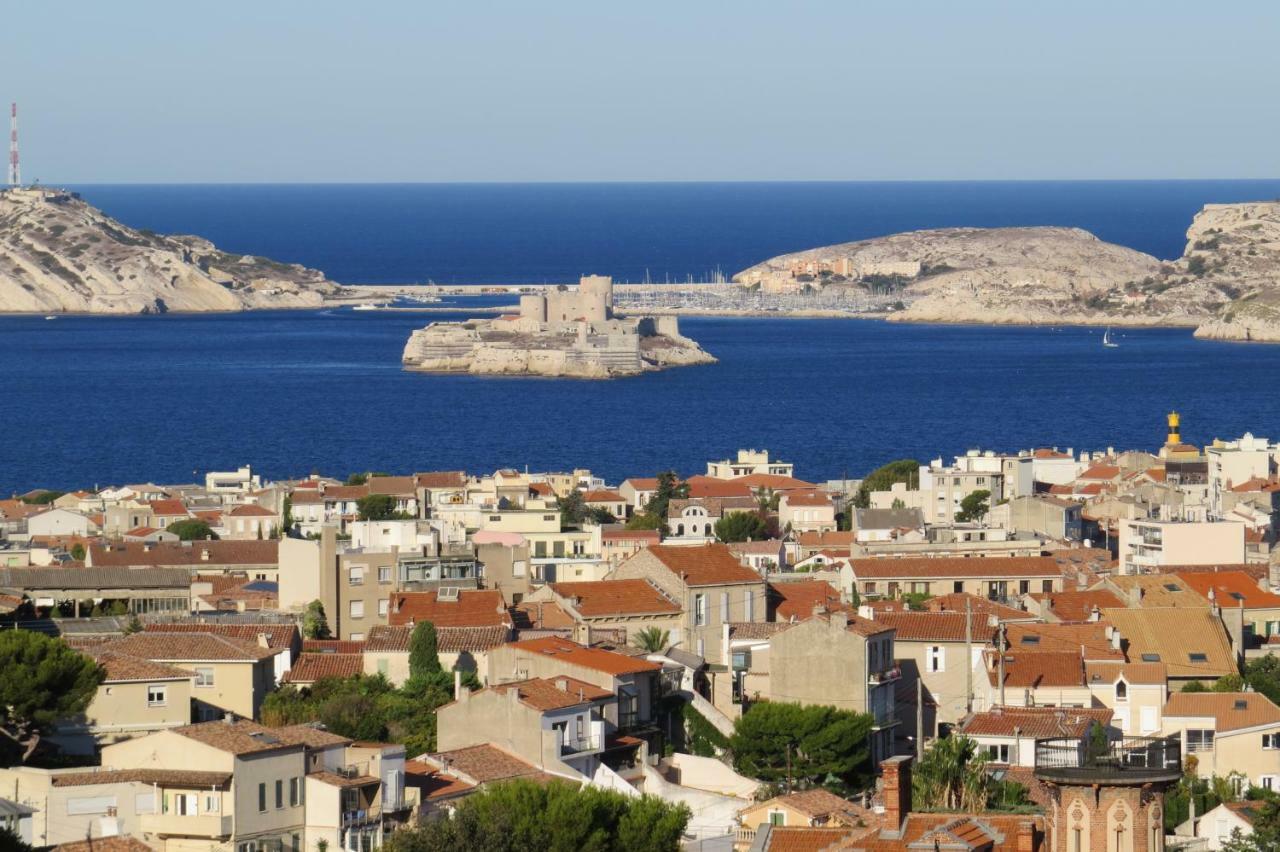 Studio Calme Et Tres Lumineux, Au Pied De Notre Dame De La Garde Marsilya Dış mekan fotoğraf
